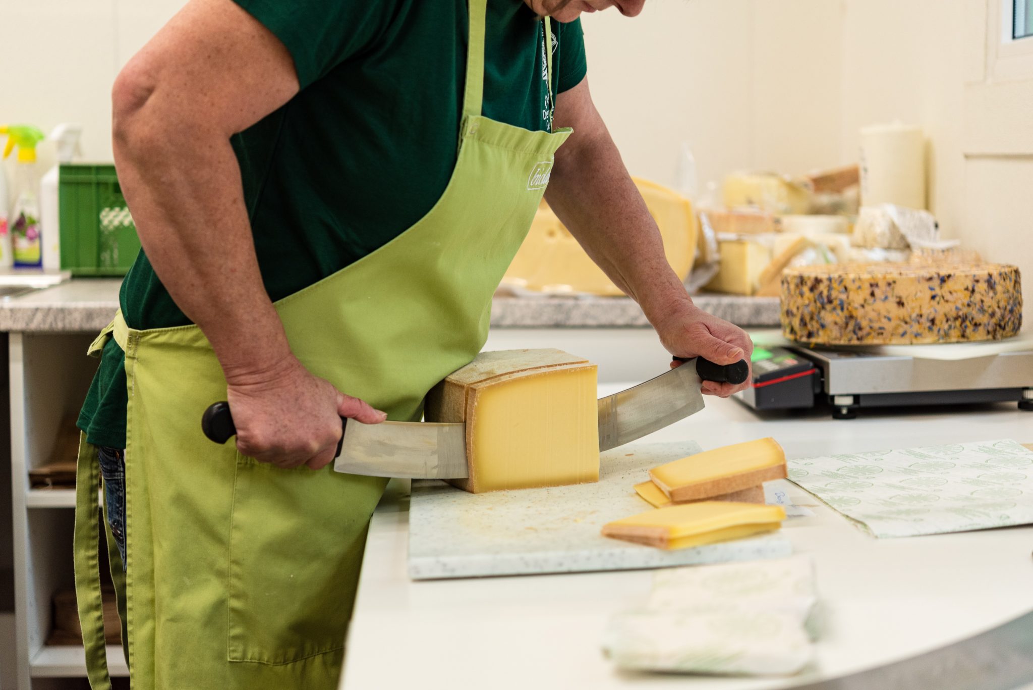 Große Auswahl an Käse